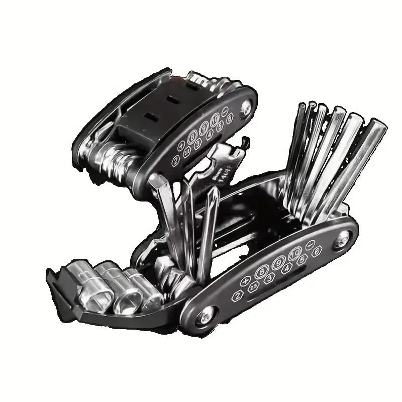 BattleGear™ – 16-in-1 Rotating Socket Wrench Set – Stainless Steel Multi-Tool for Home & Field Repairs