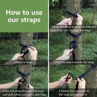 Thumbnail for Mosquito Net Camping Hammock – Parachute Nylon Hammock with Insect Protection