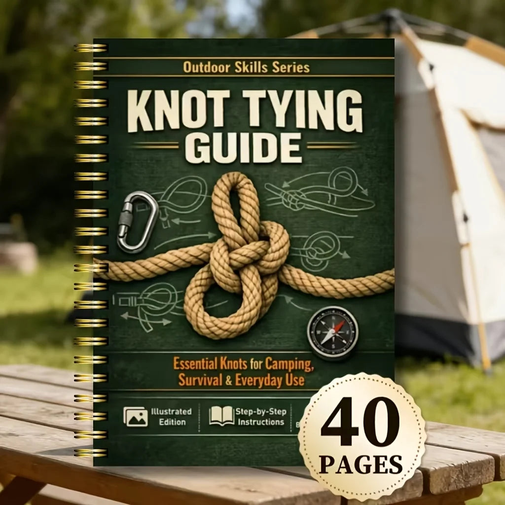 BattleGear Knot Tying Guide 40 page camping and survival knot reference