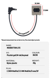 Thumbnail for TacGear™ – Tactical Pressure Remote Switch – Dual Function Tail Mod for Weapon Lights & Lasers