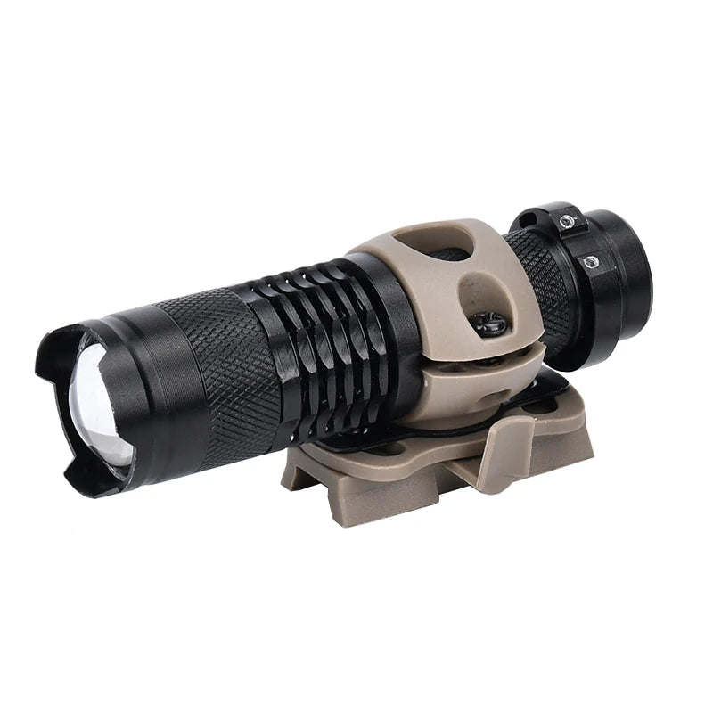FieldLux Tactical Helmet Light - Strobing LED Scout Light for FAST Helmet Rail