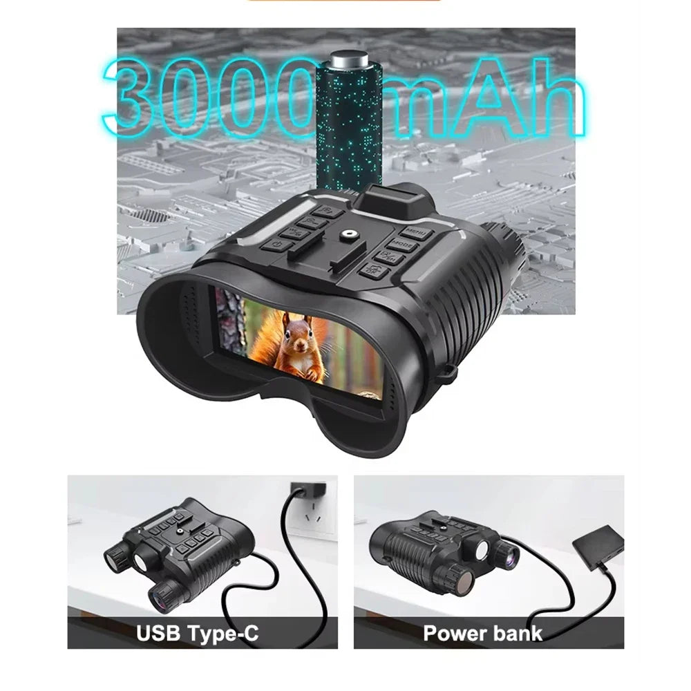 IR-Pro™ StealthView 4K Helmet-Mounted Night Vision Goggles - 36MP Digital NVG