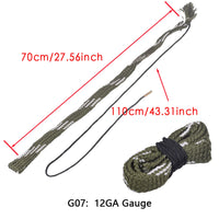 Thumbnail for BattleGear™ – Tactical Gun Bore Rope Brush Cleaner - Multi-Caliber Rifle Barrel Cleaning