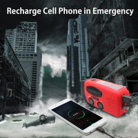 Thumbnail for FieldLux™ - Solar Hand Crank Emergency Radio - USB Charger & LED Light