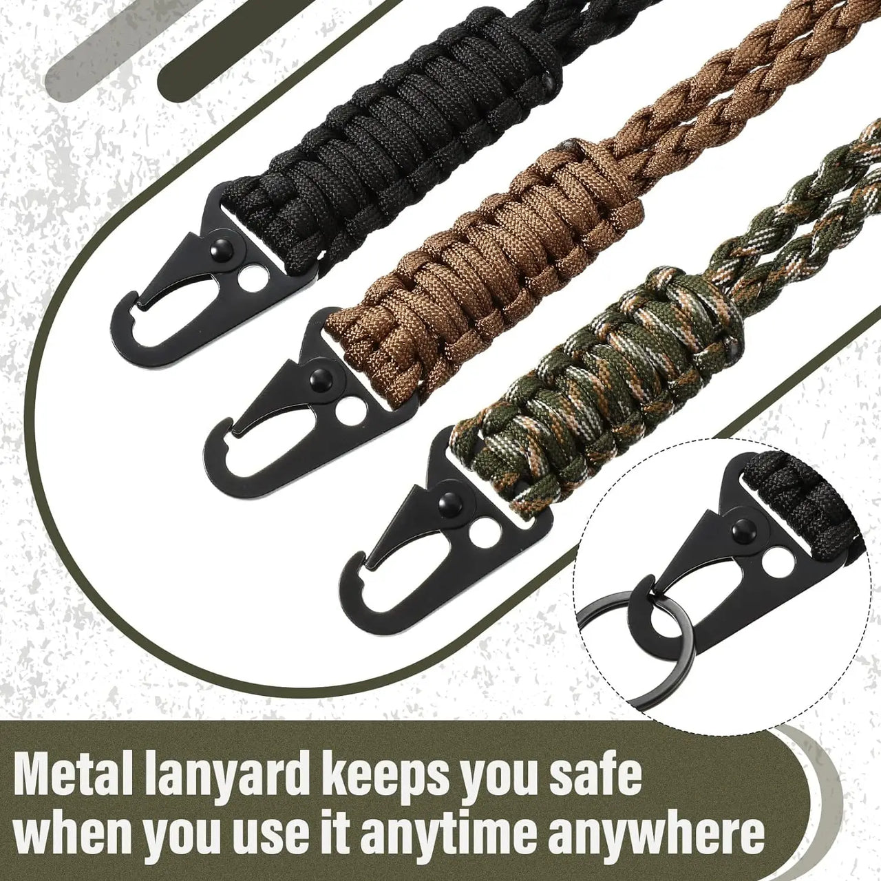 Ranger Paracord Lanyard - Heavy Duty Key Chain