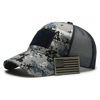 Thumbnail for American Flag Adjustable Camouflage Hat