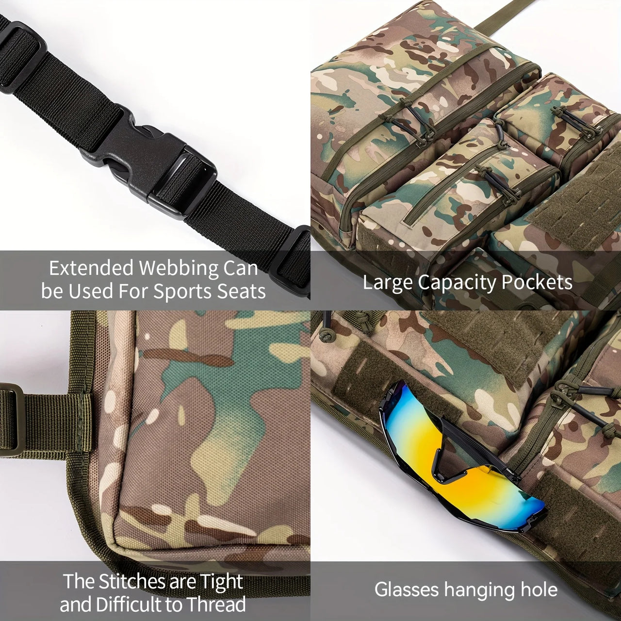 BattleGear™ Tactical Rear Seat Organizer - Hanging Vehicle Storage Bag
