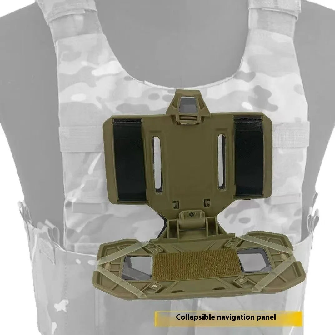 Plate Carrier Phone Mount – Phone & Map Holder Chest Panel