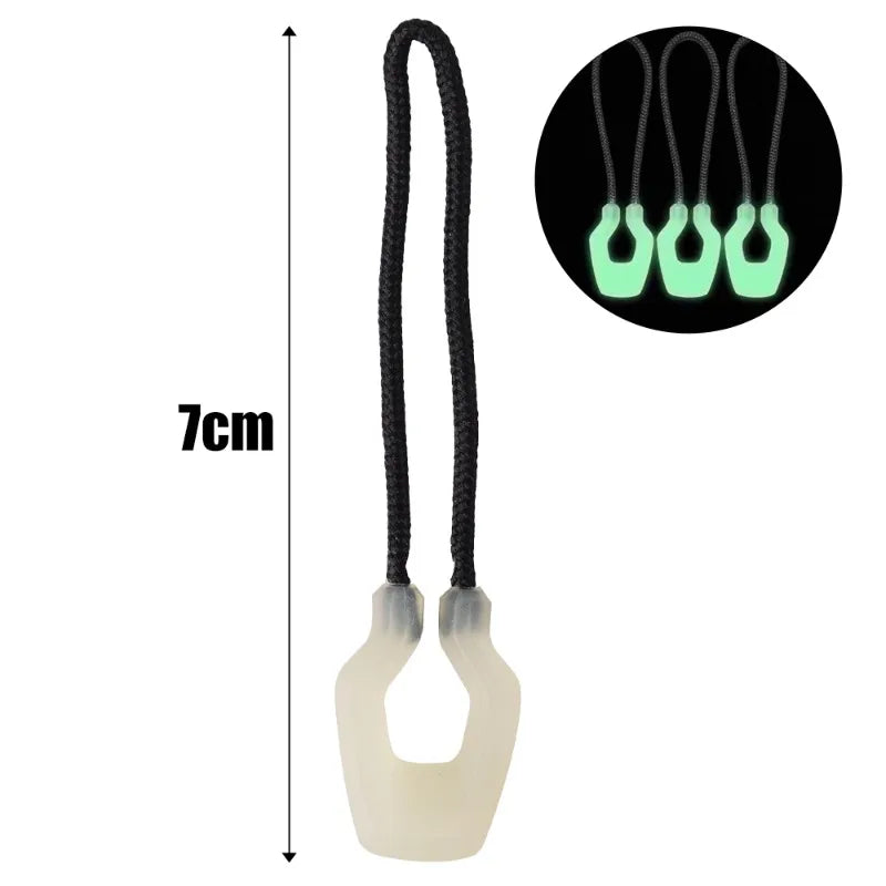 BattleGear™ glow zipper pulls for bags, tents, jackets, and tactical gear