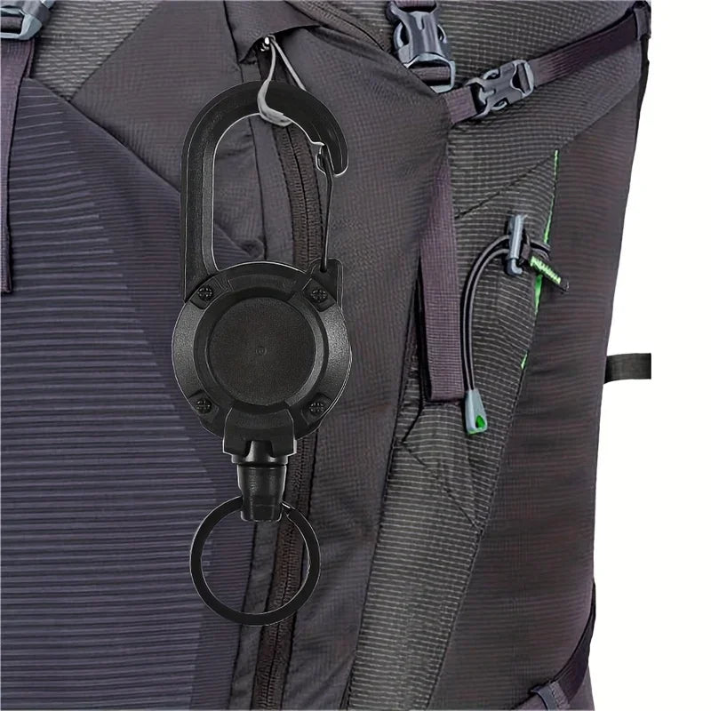 Ranger™ Retractable Carabiner Badge Reel — Heavy Duty Extendable Keychain Holder