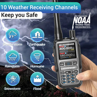 Thumbnail for TacticalCom™ Pro-5R Mini Ham Radio - 4-Pack Bluetooth Walkie Talkies