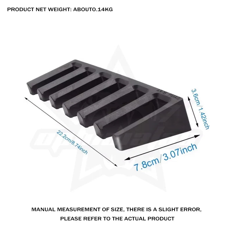 6 Slot Magazine Rack – Wall or Safe Mount Storage System