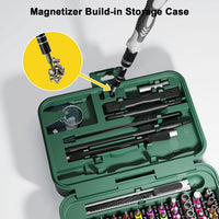 Thumbnail for BattleGear™ 132-in-1 Precision Screwdriver Set - Tactical Repair Tool Kit with Magnetic Bits