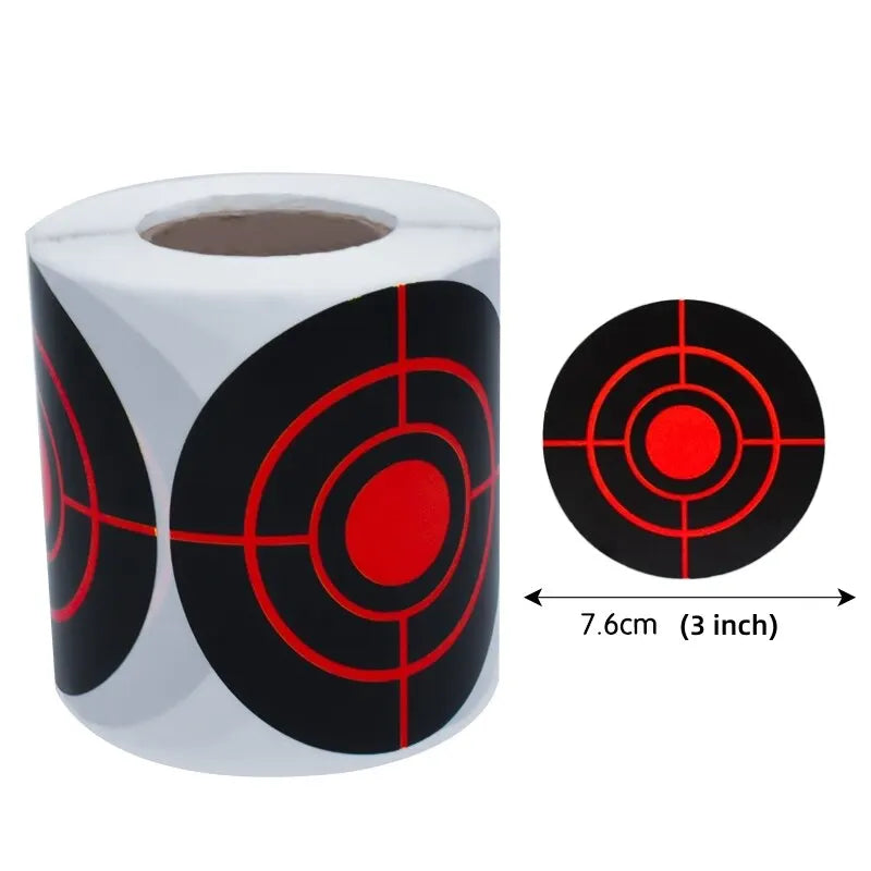 BattleGear™ – Self Adhesive Shooting Target Stickers - 200 Pcs Splatter Reactive Training
