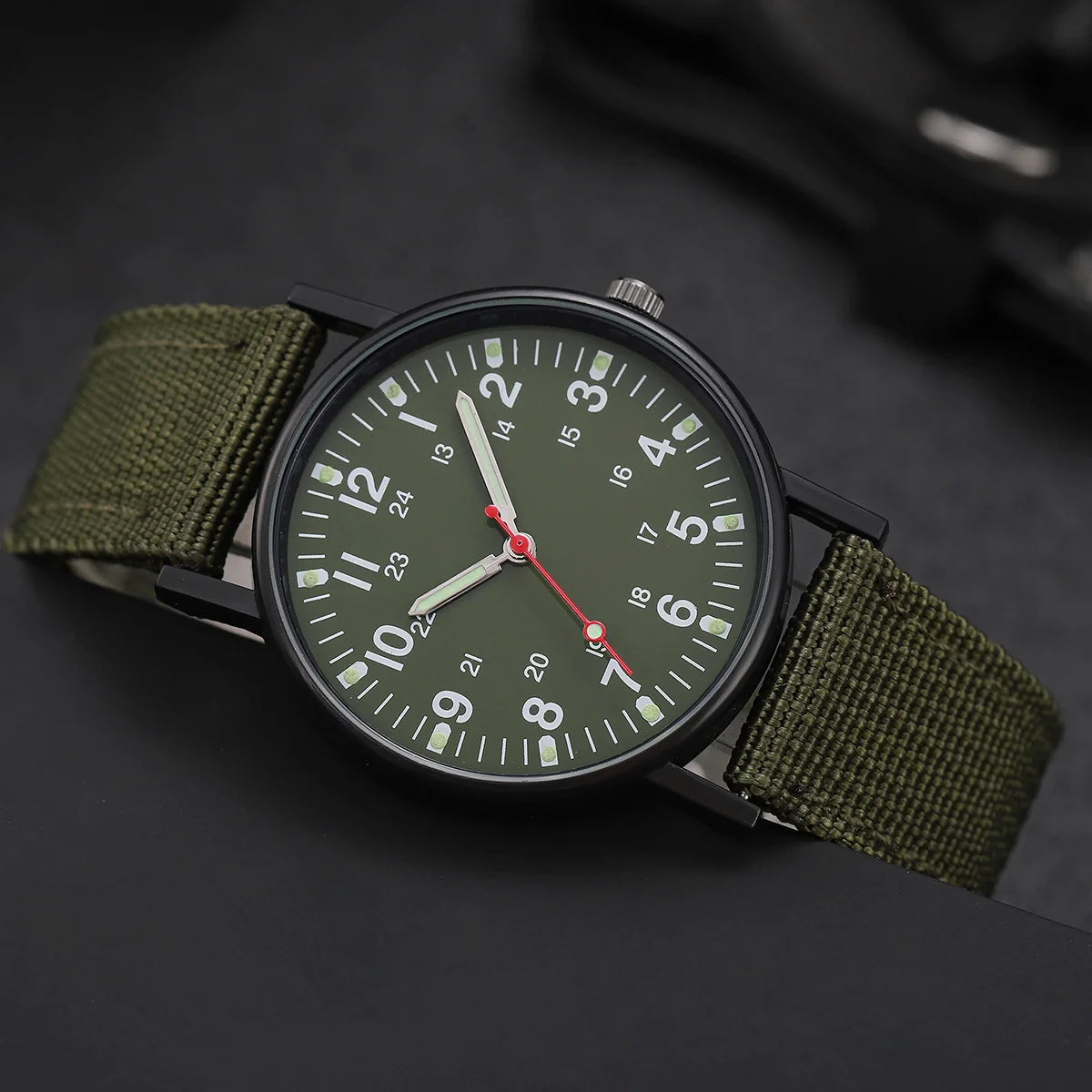 TacTime™ – Casual Nylon Band Military Watch