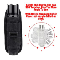 Thumbnail for FieldLux™ Tactical Flashlight Pouch - 360° Rotary Holster