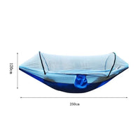 Thumbnail for Mosquito Net Camping Hammock – Parachute Nylon Hammock with Insect Protection