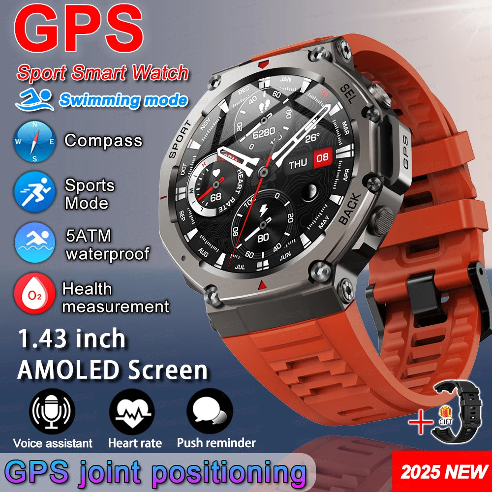 UltraRecon™ Tactical GPS Smartwatch 5ATM Dual-Band