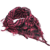 Thumbnail for BattleGear™ Tactical Plaid Shemagh Scarf - Lightweight Breathable Army Scarf for Men & Women