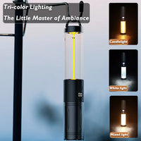 Thumbnail for FieldLux™ Telescopic Camp Lantern - 8000mAh Power Bank & Tripod Light