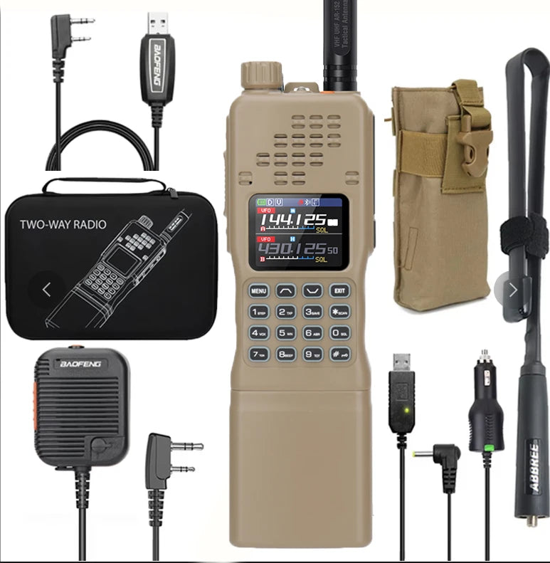 BattleGear™ AR-152 Pro Field Radio - Long-Range GPS Two-Way Transceiver
