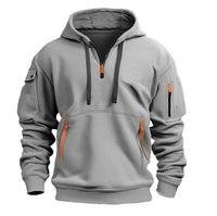 Thumbnail for Multi-Pocket Fleece Hoodie – Tactical Fit with Shoulder Pockets (2026)