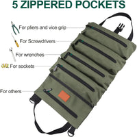 Thumbnail for Tactical Roll Up Tool Bag – Canvas Wrench & Gear Organizer