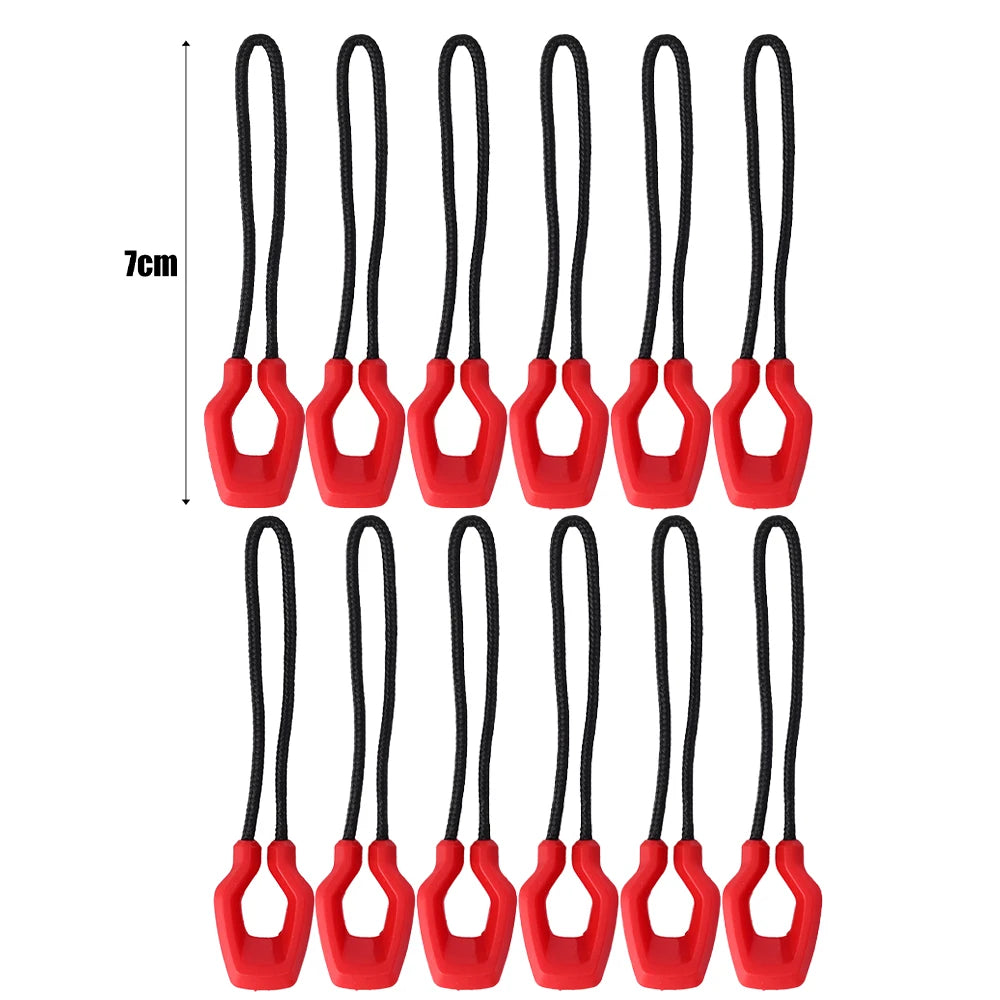 BattleGear™ glow zipper pulls for bags, tents, jackets, and tactical gear