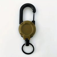 Thumbnail for Ranger™ Retractable Carabiner Badge Reel — Heavy Duty Extendable Keychain Holder
