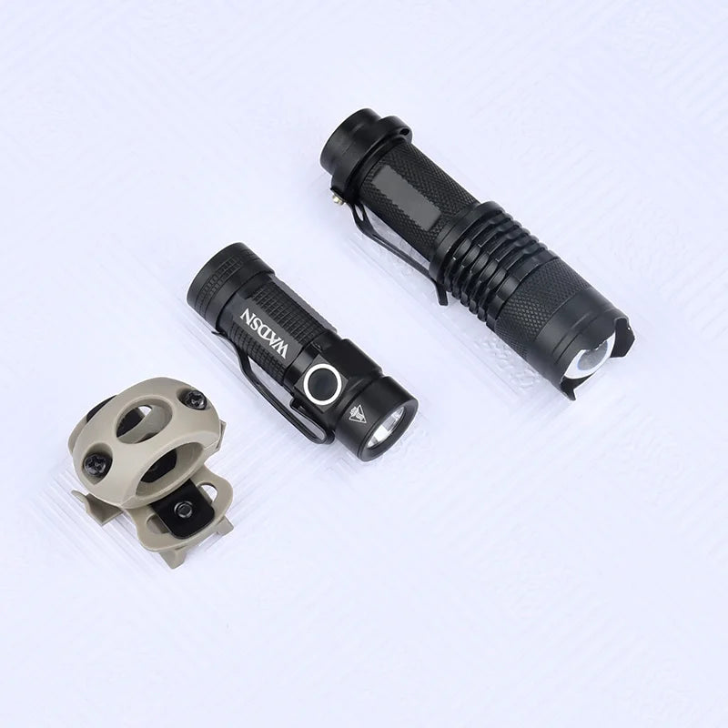 FieldLux Tactical Helmet Light - Strobing LED Scout Light for FAST Helmet Rail