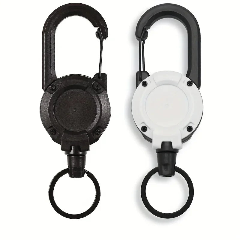 Ranger™ Retractable Carabiner Badge Reel — Heavy Duty Extendable Keychain Holder