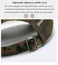 Thumbnail for American Flag Adjustable Camouflage Hat