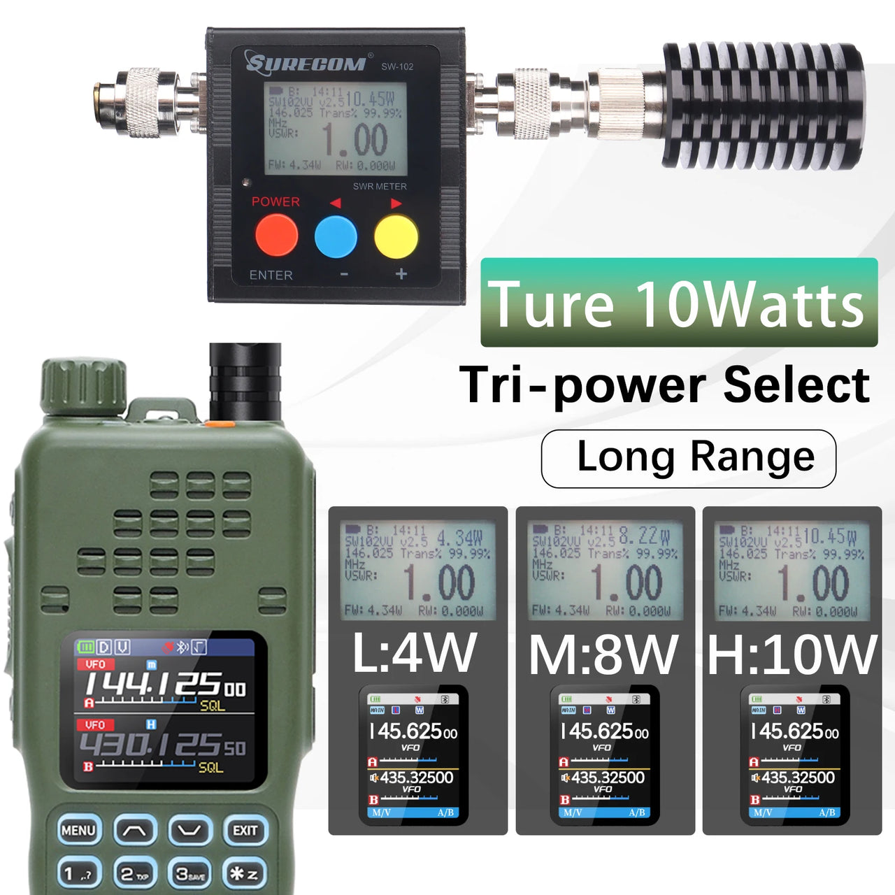 BattleGear™ AR-152 Pro Field Radio - Long-Range GPS Two-Way Transceiver