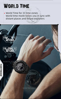 Thumbnail for TacTime™ - Fortress Digital Field Watch - 50M Waterproof Outdoor Sports Timer
