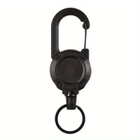 Thumbnail for Ranger™ Retractable Carabiner Badge Reel — Heavy Duty Extendable Keychain Holder