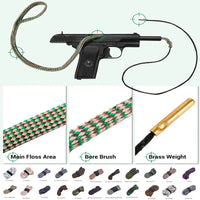 Thumbnail for BattleGear™ – Tactical Gun Bore Rope Brush Cleaner - Multi-Caliber Rifle Barrel Cleaning