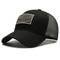 Thumbnail for American Flag Adjustable Camouflage Hat