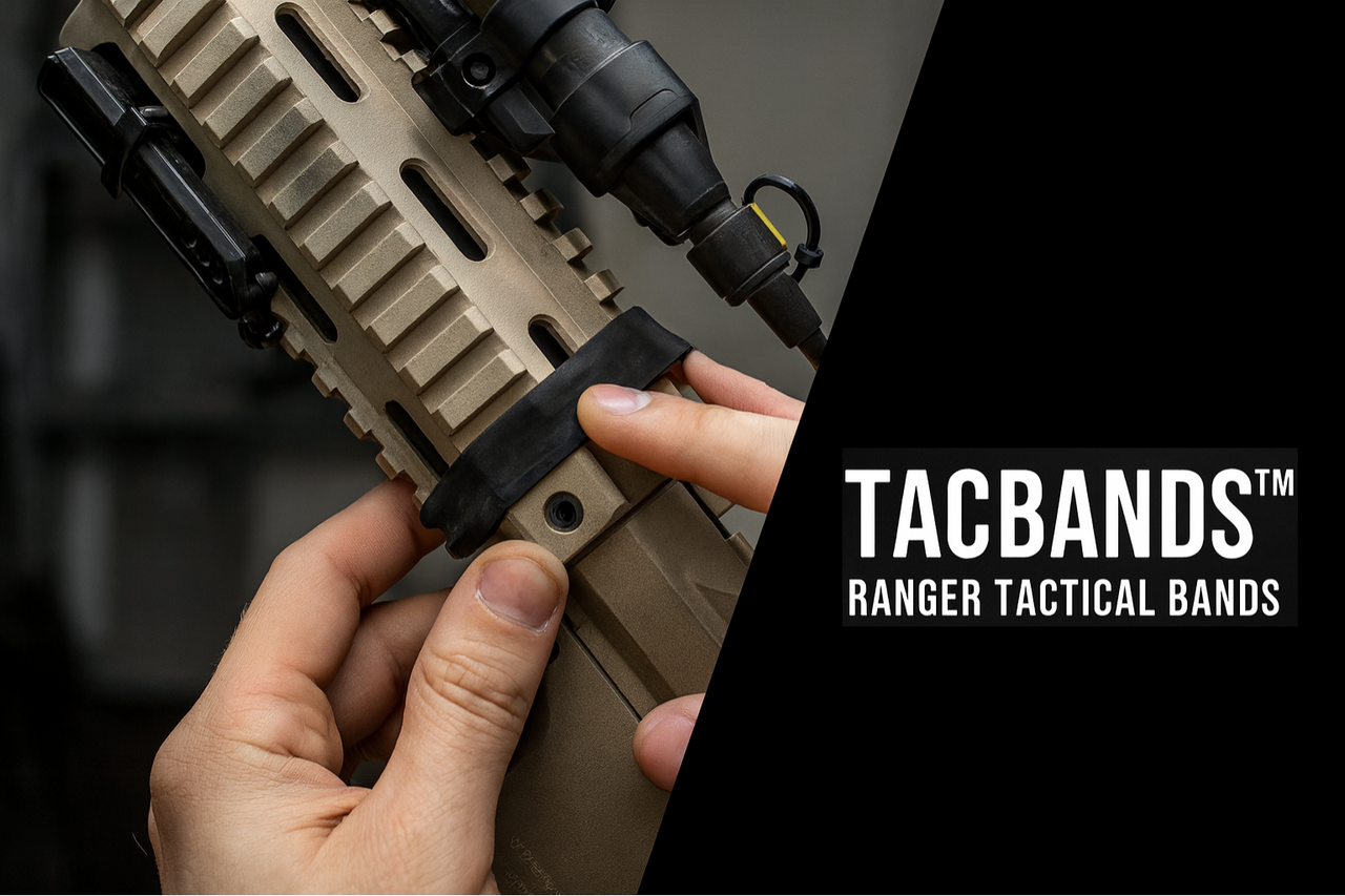 TacBands™ Ranger Utility Bands – Rifle Sling & Cable Retention (4 Pack)