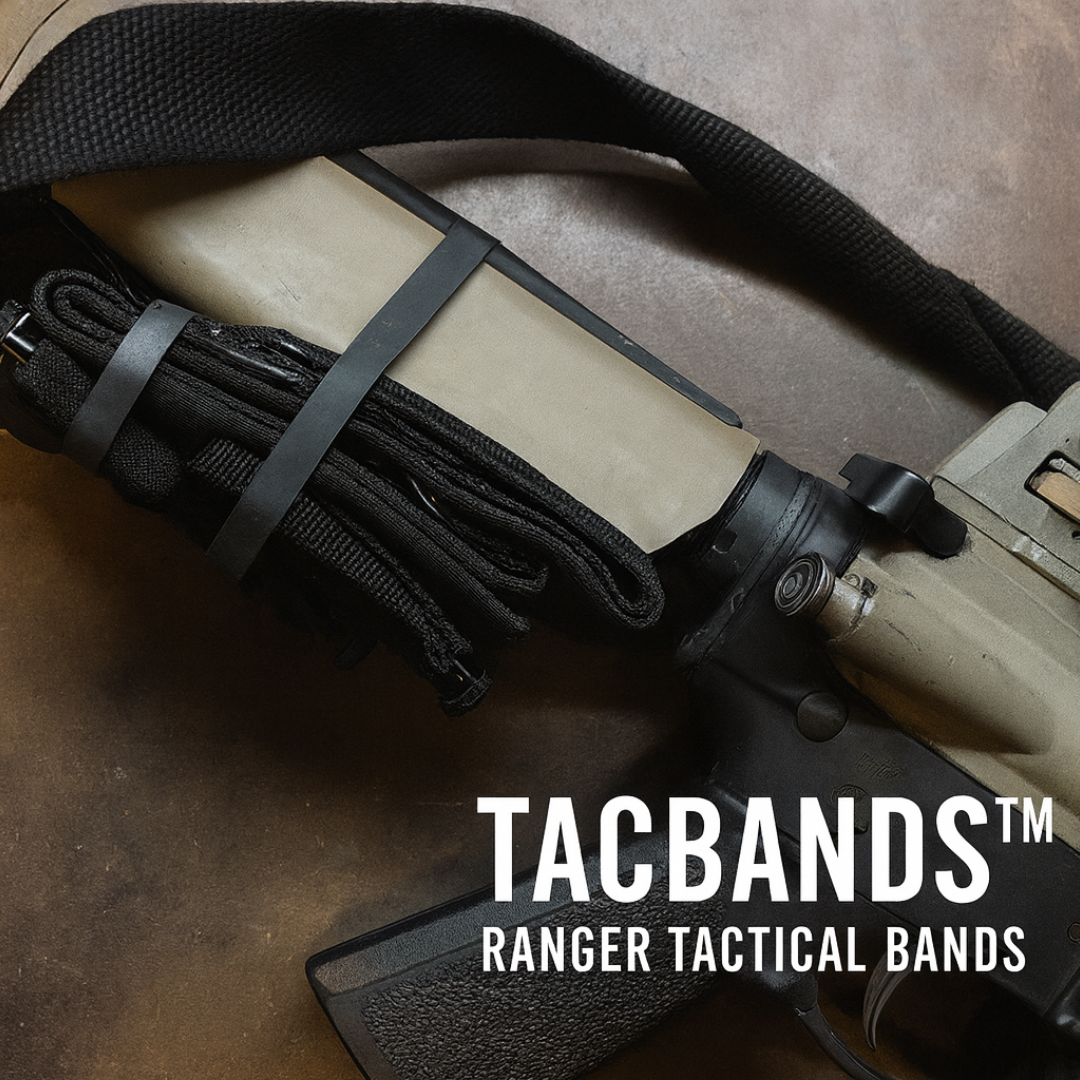 TacBands™ Ranger Utility Bands – Rifle Sling & Cable Retention (4 Pack)