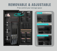 Thumbnail for Fortress Series 15–20 Rifle & Pistol Gun Safe – Silent Access + Dual Alarm Defense