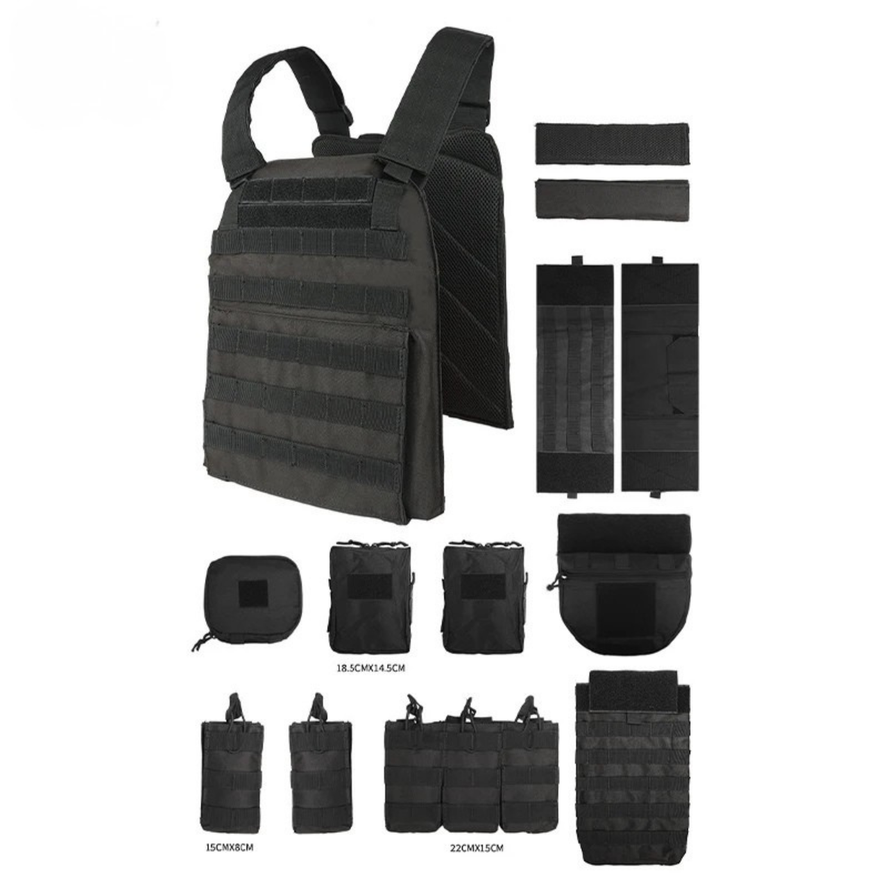 M.O.S. Gear™ OperatorCore Modular Plate Carrier System (5-Piece Loadout)