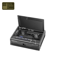 Thumbnail for Biometric Tactical Pistol Safe – Steel Quick Access Gun Box