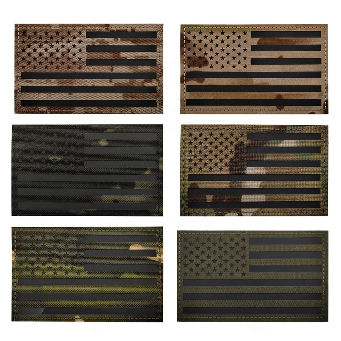 IR Tactical Flag Patch – Infrared U.S. Reflective Patch
