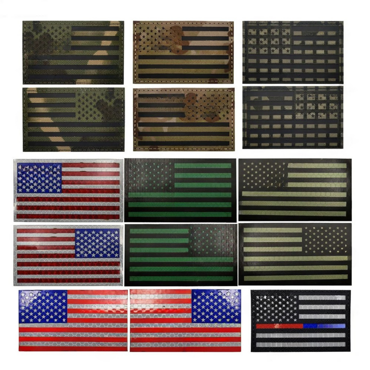 IR Tactical Flag Patch – Infrared U.S. Reflective Patch