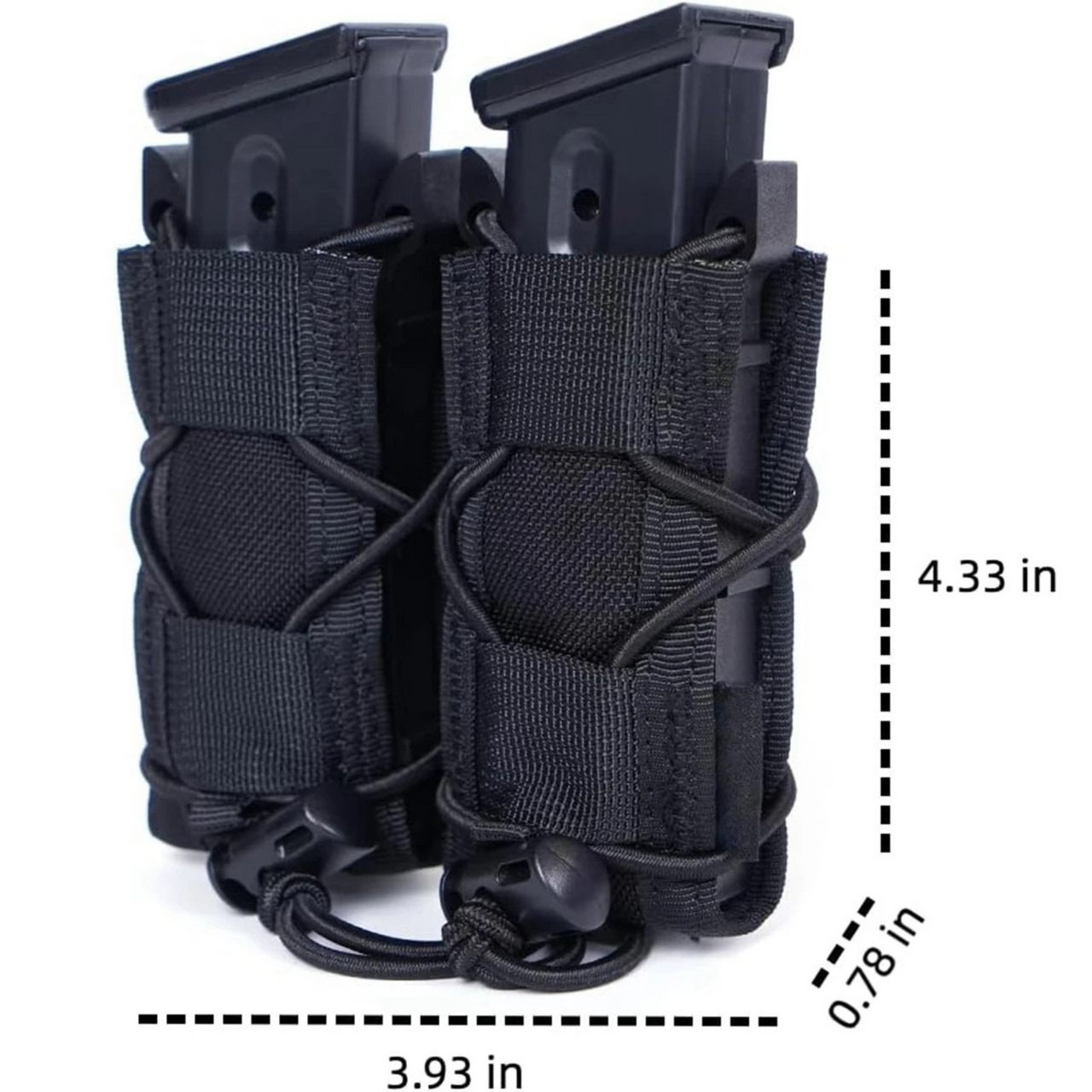 Tactical MOLLE Double Mag Pouch – Universal Magazine Pouch