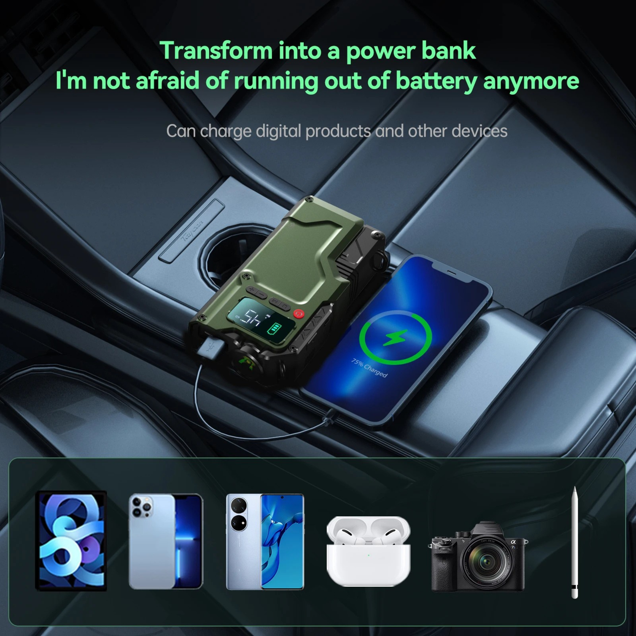 WarVolt™ 6000A Tactical Command Unit – 5-in-1 Power Unit