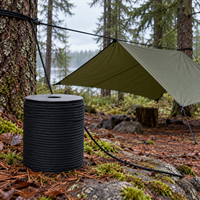 Thumbnail for BattleGear 550 paracord used as a tarp ridgeline
