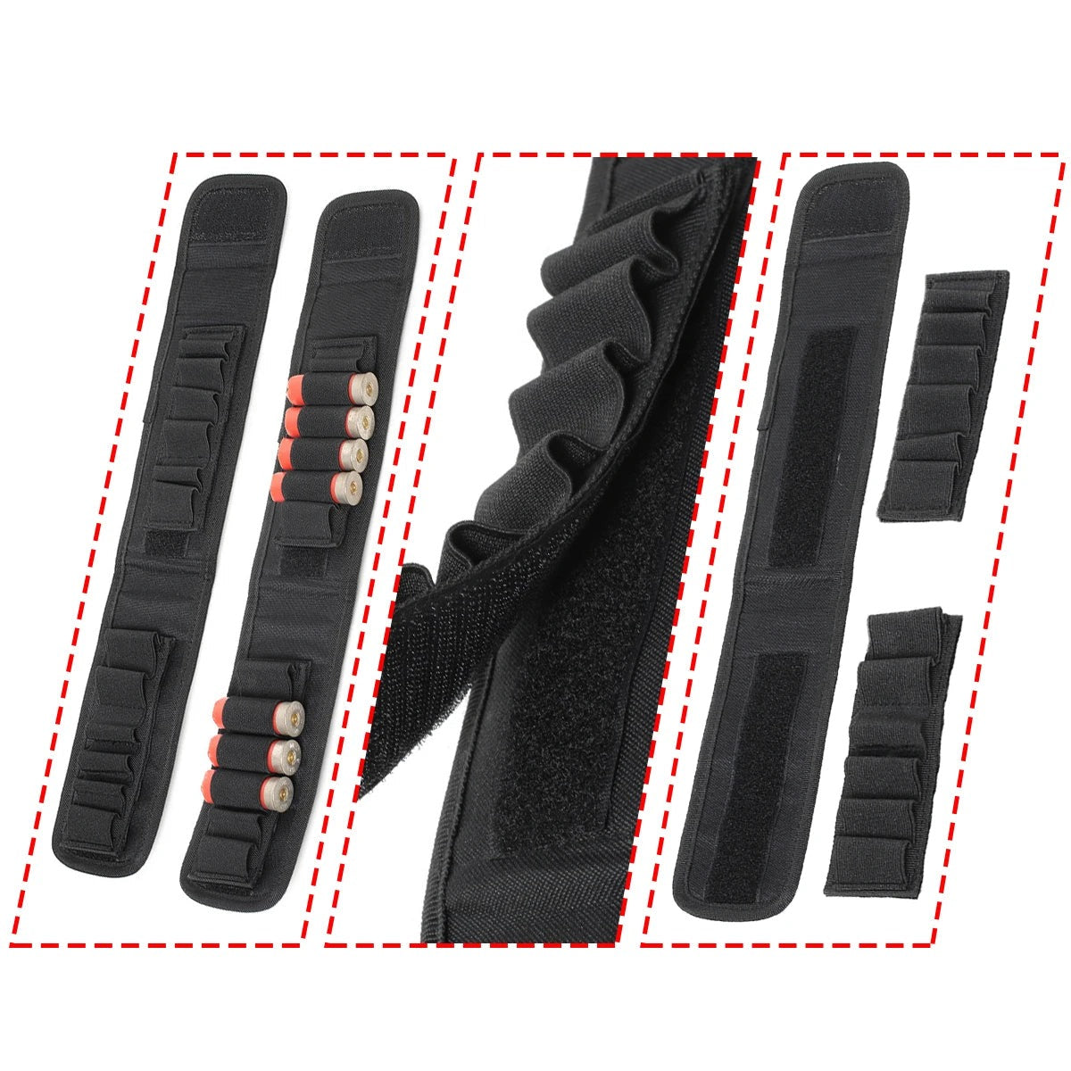 BattleGear™ Shell Pouch - Removable Hook-and-Loop Shell Strip