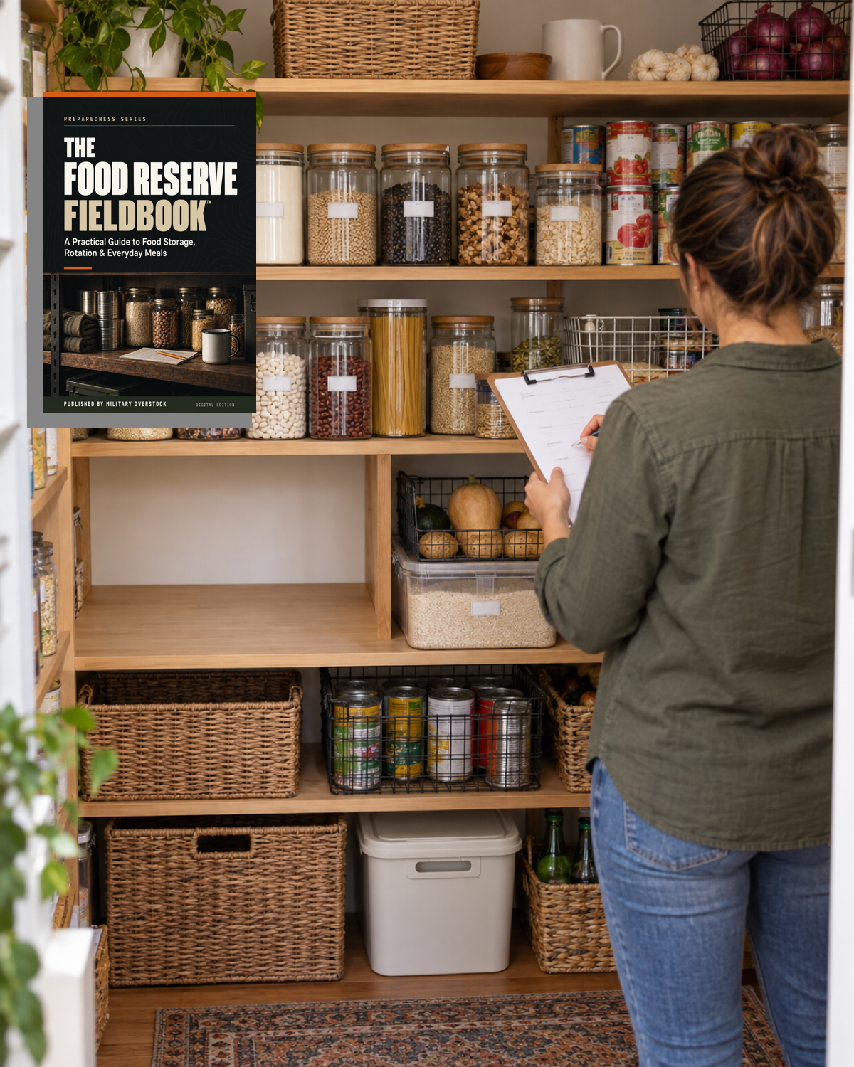 The Food Reserve Fieldbook™ — Long-Term Food Storage & Rotation Guide