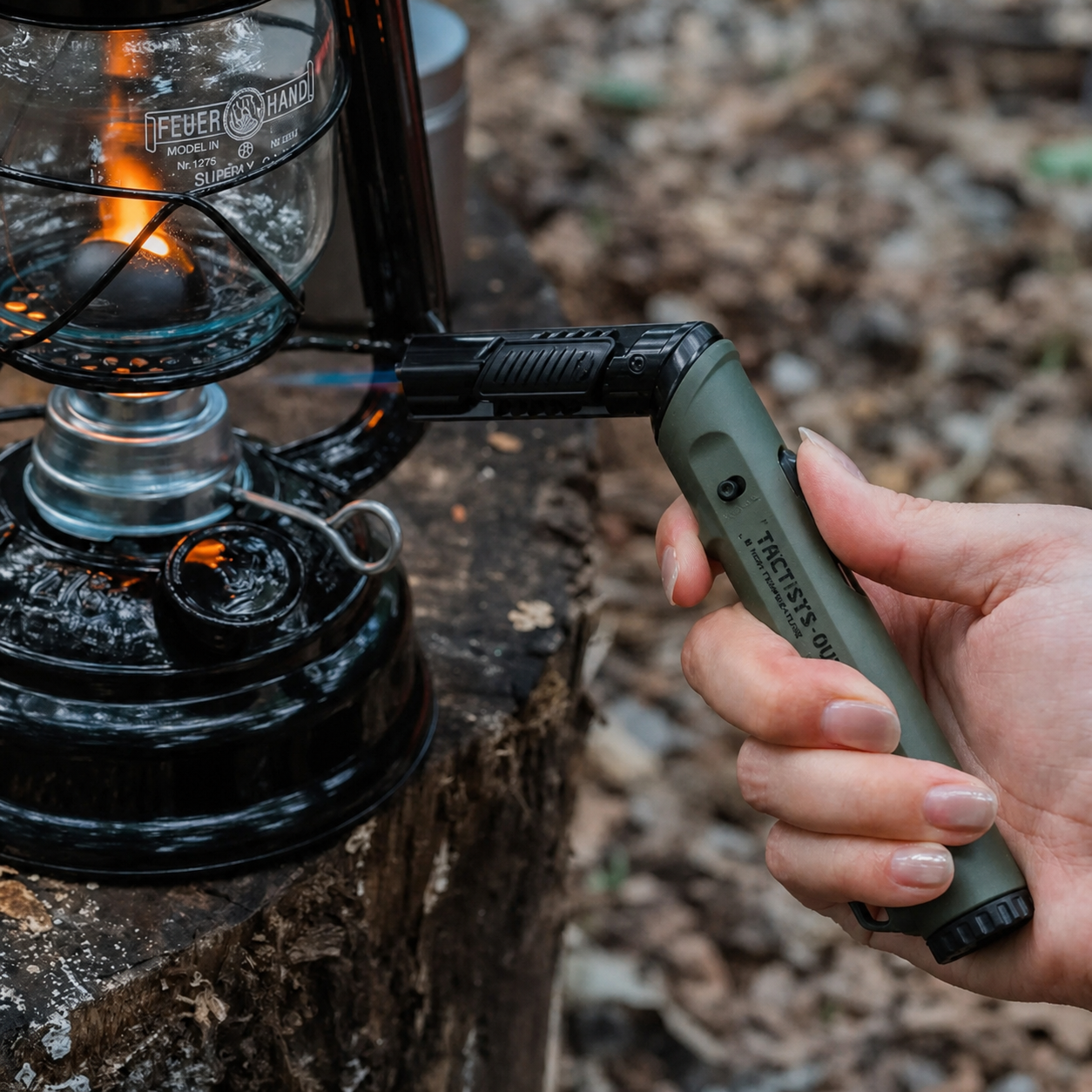 BattleGear™ Foldable Nozzle Torch Lighter - Windproof Outdoor Igniter